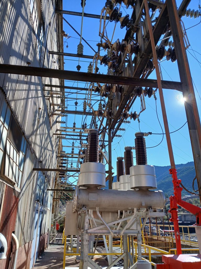 Central Coya — Cambio de equipos primarios Circuito Colina Negro
