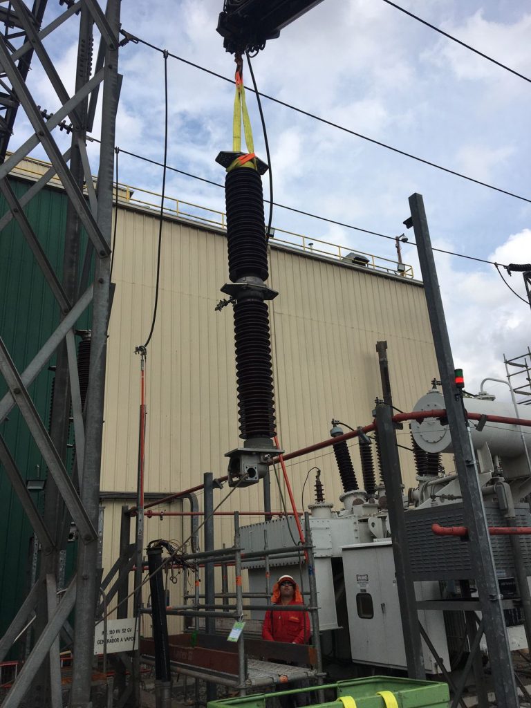 Central Nueva Renca — Reemplazo de interruptor y desconectadores